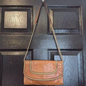 Michael Kors Zipper Trim Shoulder/Clutch Bag